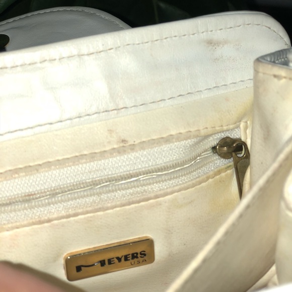 MEYERS USE VINTAGE FAUX REPTILE CROSSBODY BAG - Picture 4 of 5